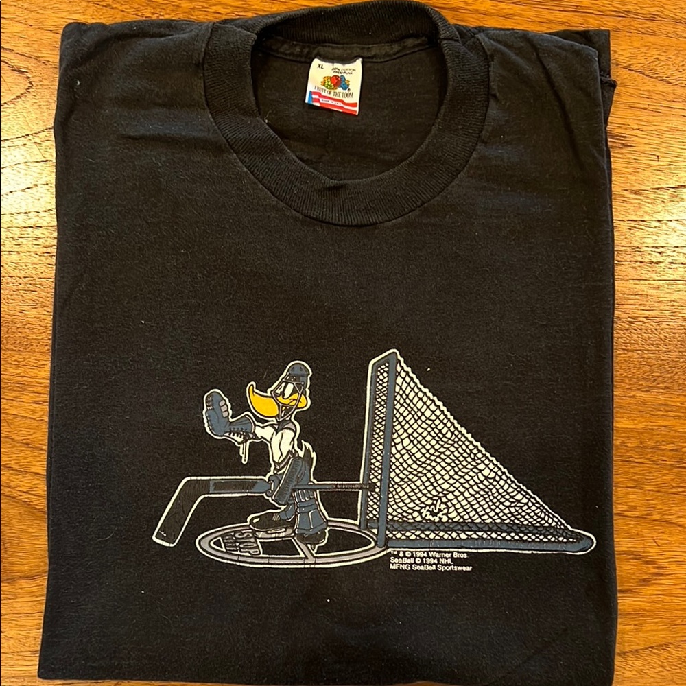 Fruit of the Loom Black Graphic Tee